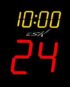 ESK310 Professional Shot Clock with Aluminum Housing