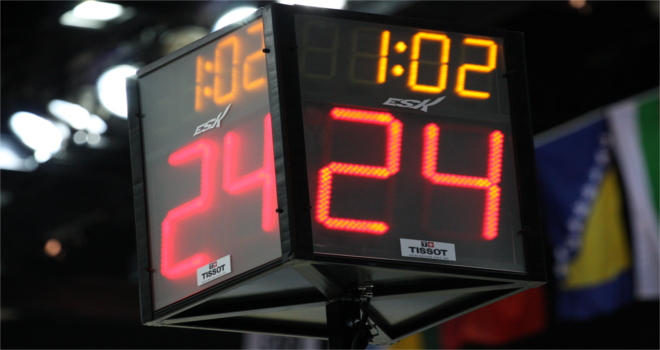 ESK4 four-sided basketball shot clock