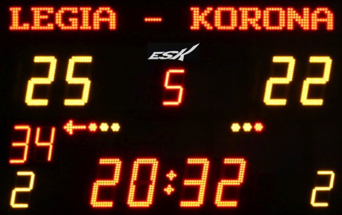 ESK201BPG24 wireless scoreboard with 24 letters display