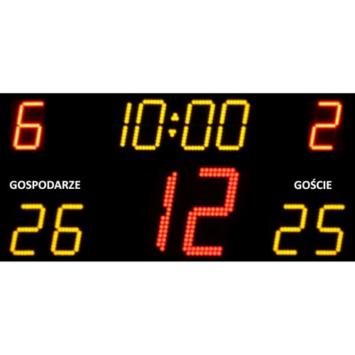 ESK33BP Przenośna bezprzewodowa tablica wyników do koszykówki 3x3 elektroniczna
